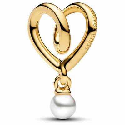 Charm Pandora Famiglia Dove l'Amore è Infinito placcato oro Charm Pandora Famiglia Dove l'Amore è Infinito placcato oro