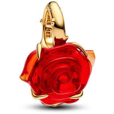 Charm Pandora La Bella e La Bestia Rosa incantata Charm Pandora La Bella e La Bestia Rosa incantata