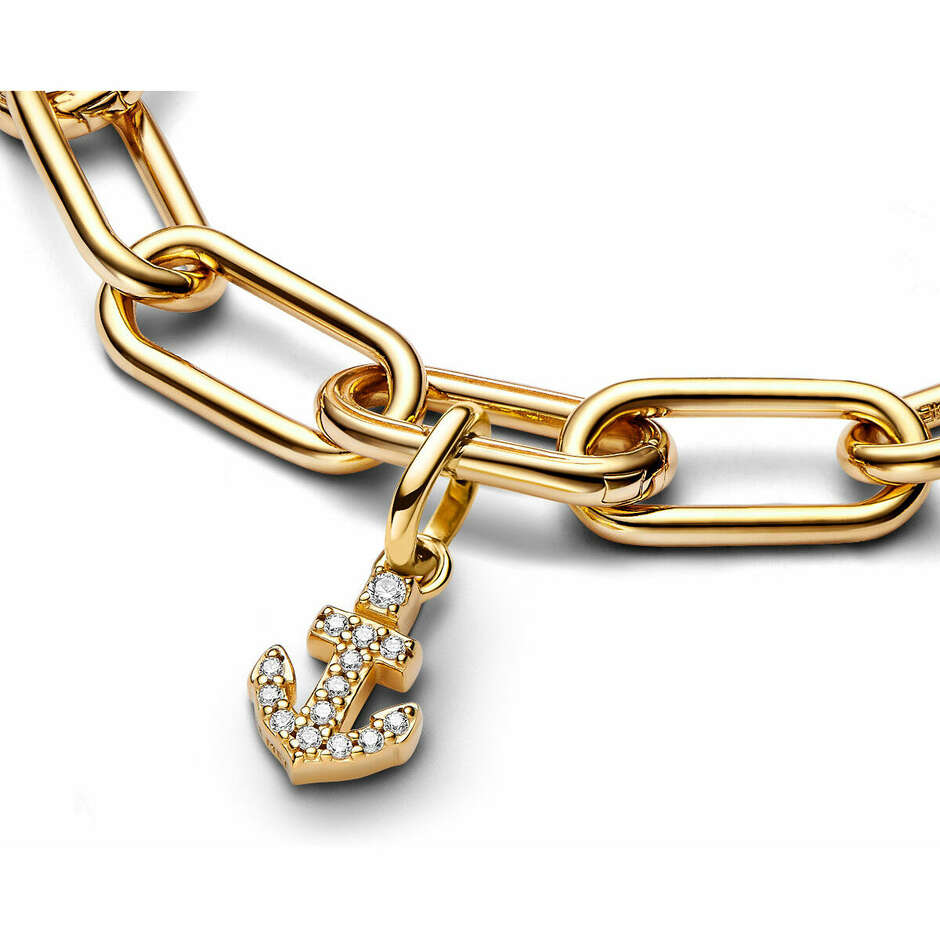Charm Pandora Mini Pendente Ancora placcata oro