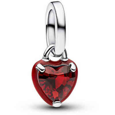 Charm Pandora Mini Pendente Red Chakra Heart