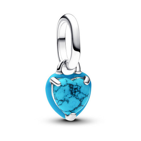 Charm Pandora Mini Pendente Turqoise Chakra Heart