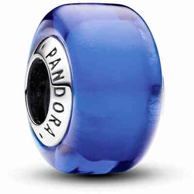 Charm Pandora Mini Vetro di Murano Blu Charm Pandora Mini Vetro di Murano Blu