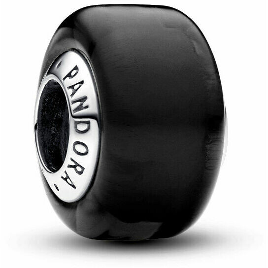 Charm Pandora Mini Vetro di Murano Nero