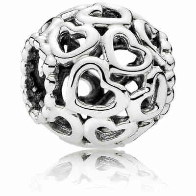 Charm Pandora Openwork Apri il Tuo Cuore Charm Pandora Openwork Apri il Tuo Cuore