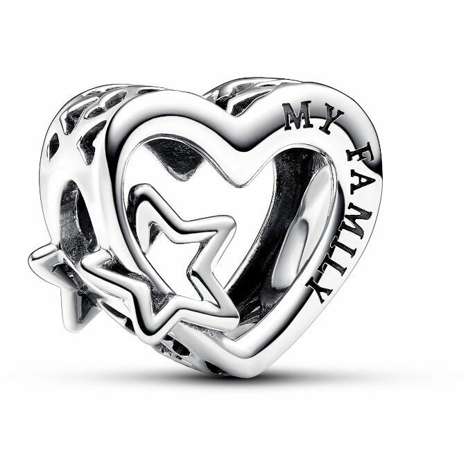 Charm Pandora Openwork Cuore con Stella
