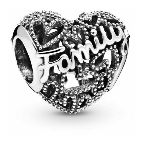Charm Pandora Openwork Cuore della Famiglia
