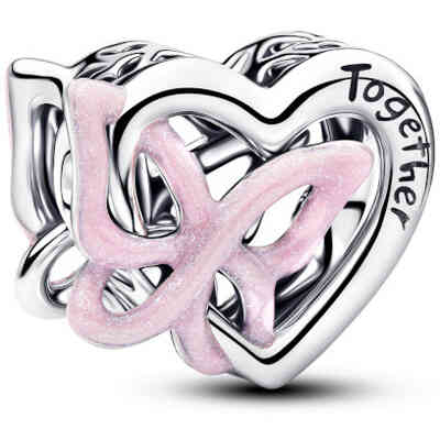 Charm Pandora Openwork Cuore e Farfalla