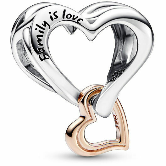 Charm Pandora Openwork Cuore Infinito Family is Love