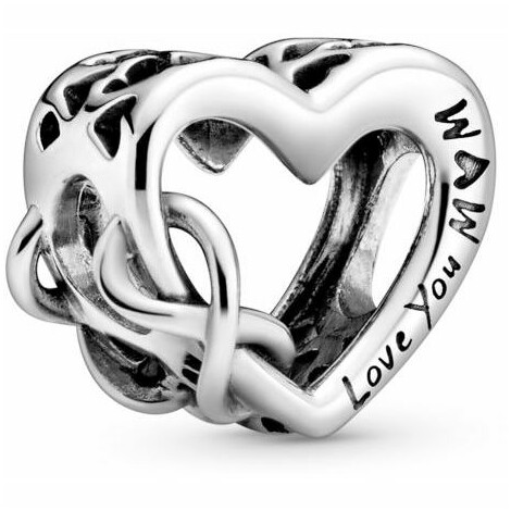 Charm Pandora Openwork Cuore "Ti amo Mamma"