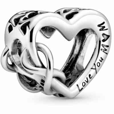 Charm Pandora Openwork Cuore "Ti amo Mamma" Charm Pandora Openwork Cuore "Ti amo Mamma"