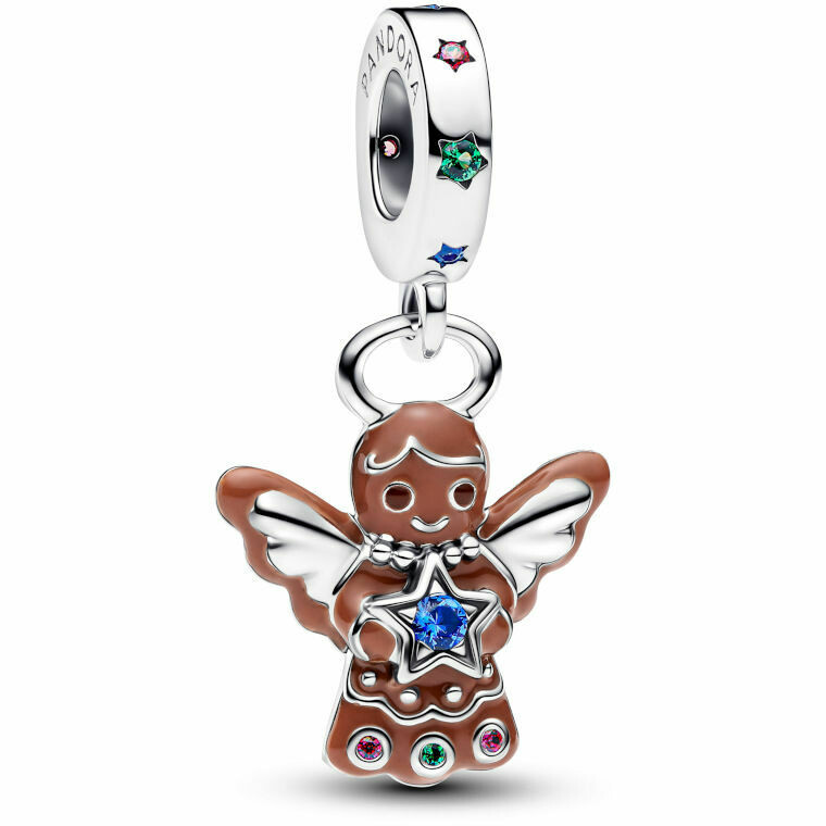 Charm Pandora Pendente Angelo Pan di Zenzero