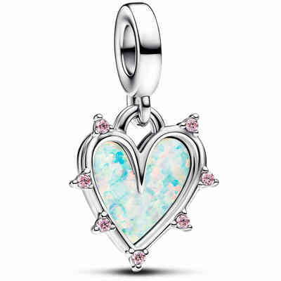 Charm Pandora Pendente Cuore dell'Amicizia Opale Charm Pandora Pendente Cuore dell'Amicizia Opale