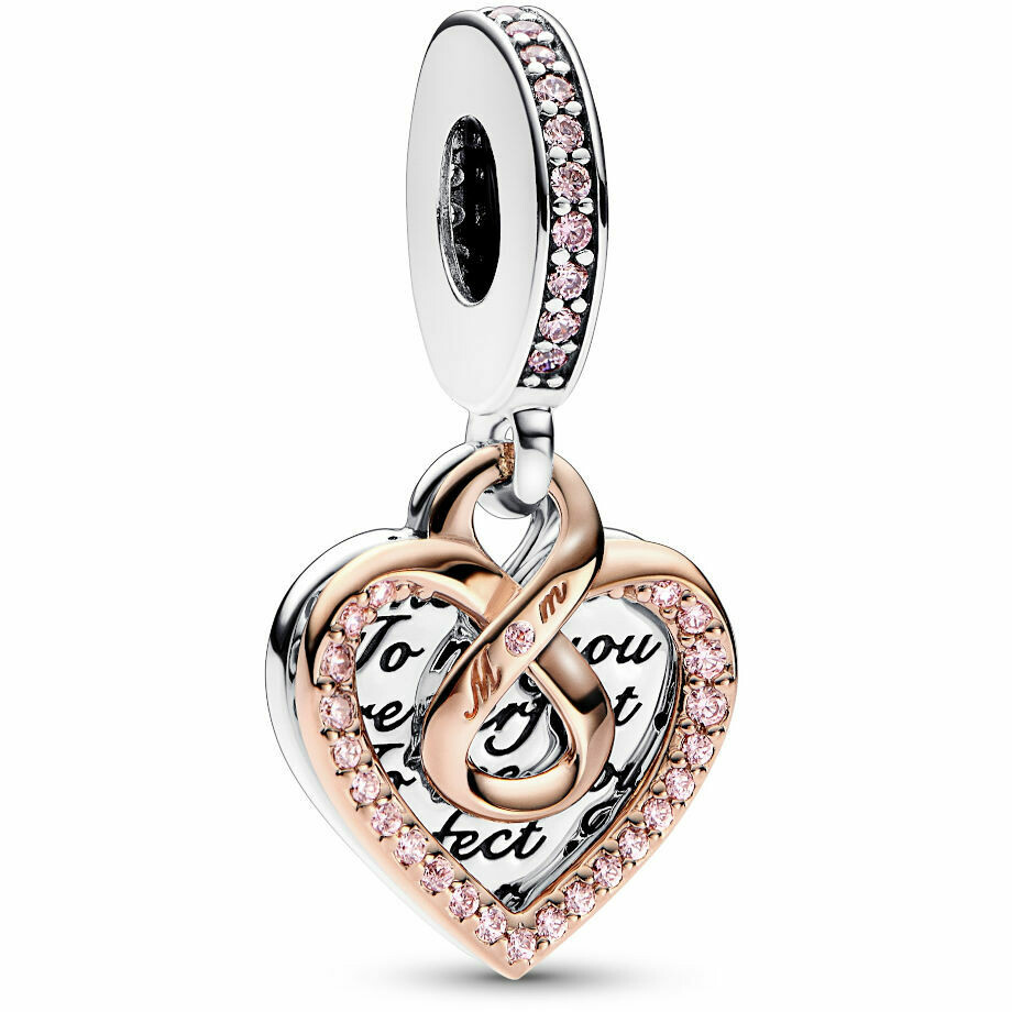 Charm Pandora Pendente Cuore Infinito Mamma Sei Perfetta
