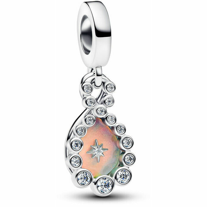 Charm Pandora Pendente Doppio Infinito Opalescente