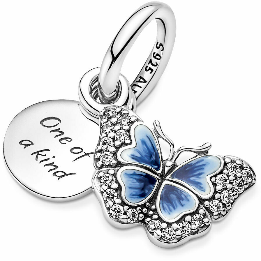 Charm Pandora Pendente Farfalla Blu