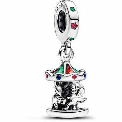 Charm Pandora Pendente Giostra di Natale Charm Pandora Pendente Giostra di Natale