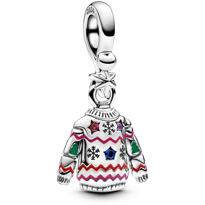 Charm Pandora Pendente Maglione di Natale