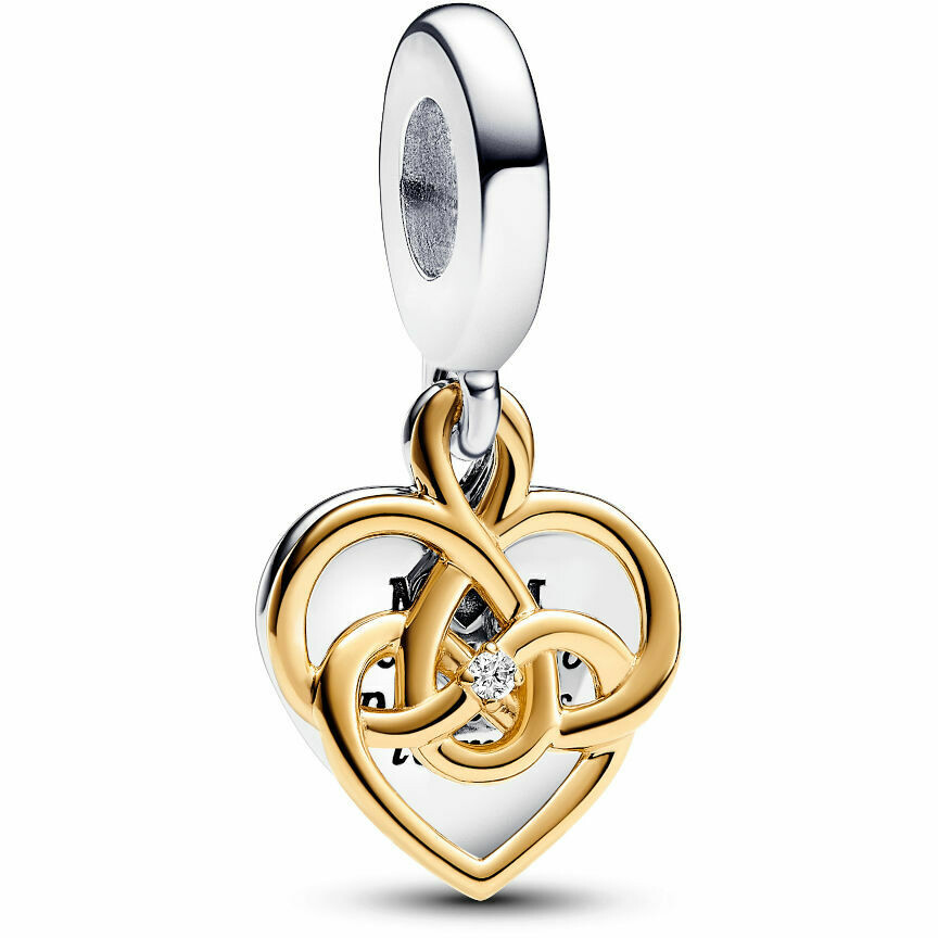 Charm Pandora Pendente Mamma Sei Preziosa da Incidere