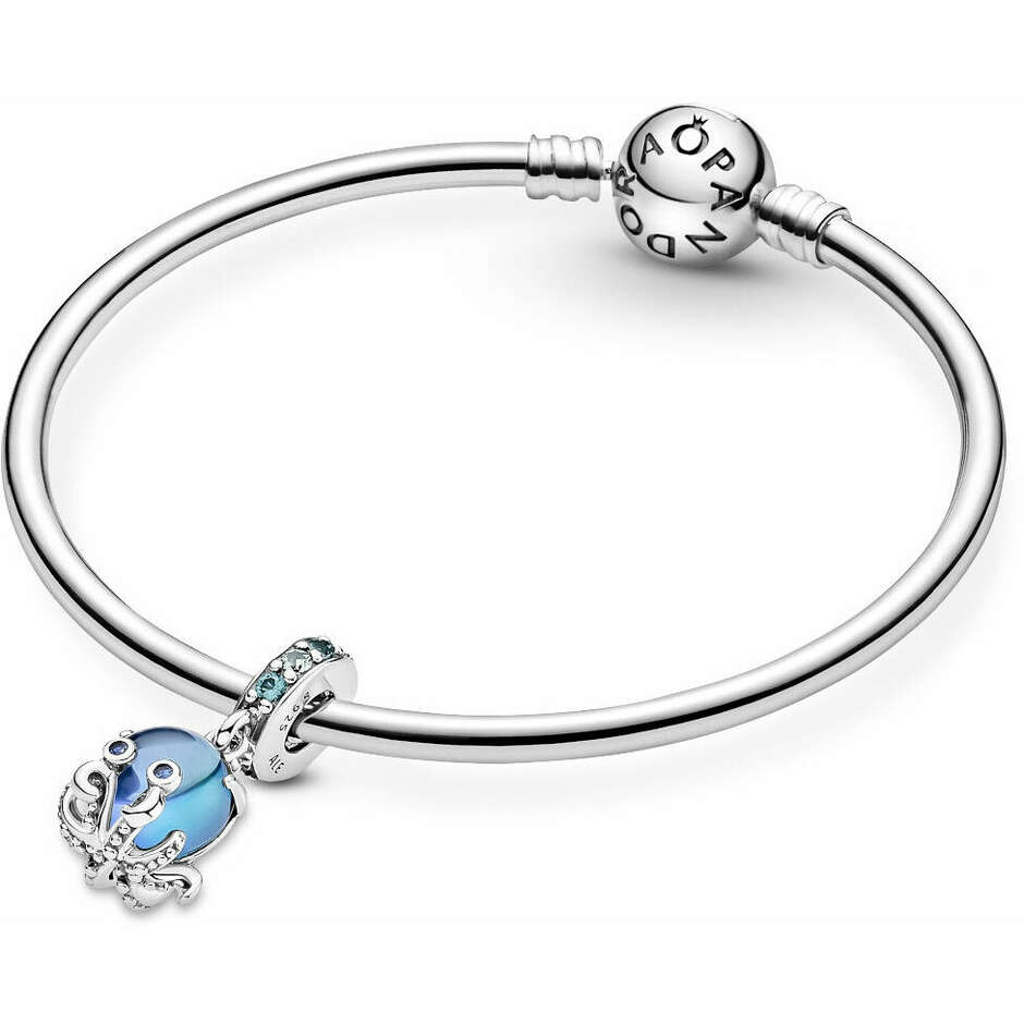 Charm Pandora Pendente Polpo Vetro di Murano