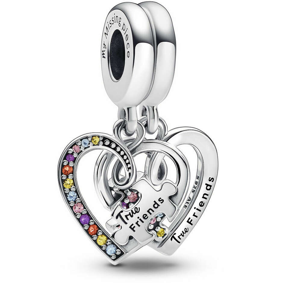 Charm Pandora Pendente Puzzle dell'Amicizia Divisibile