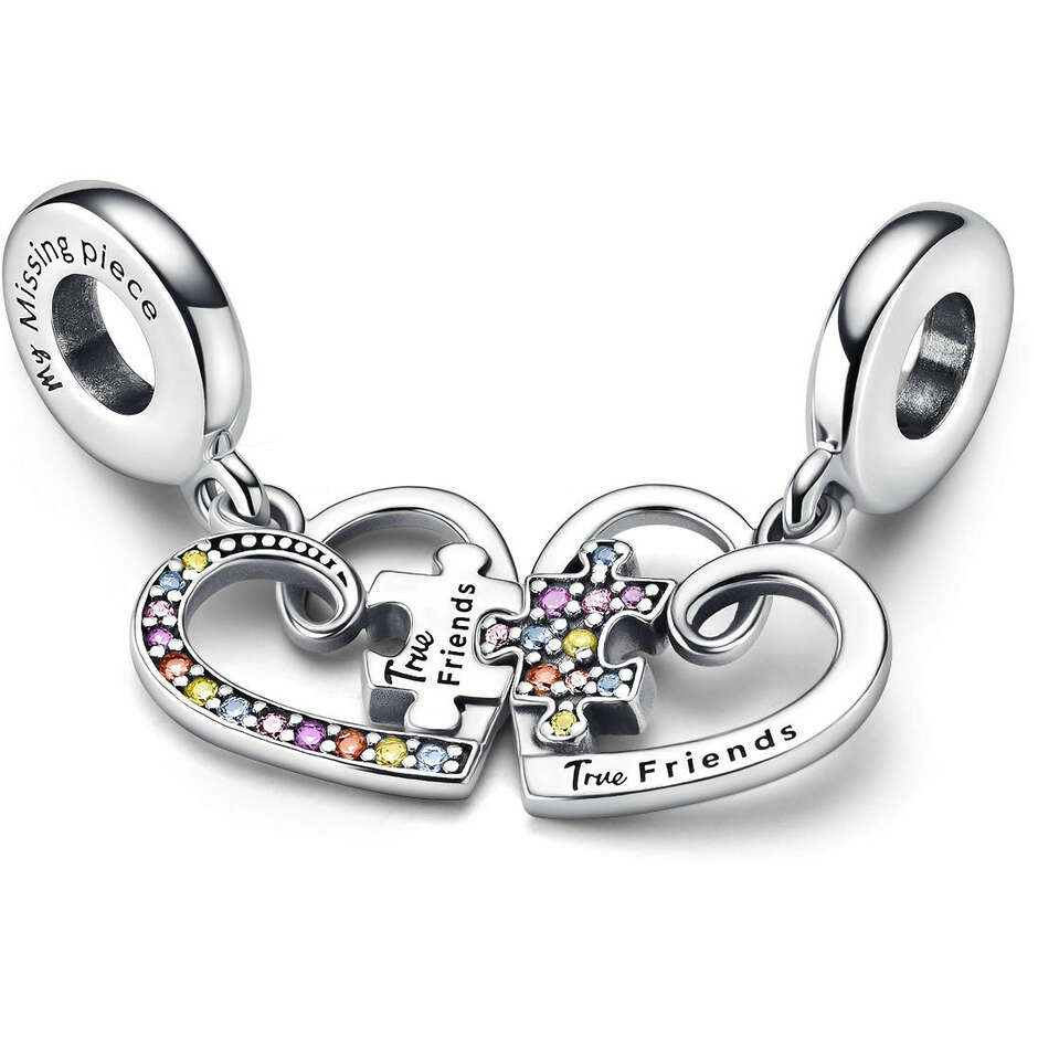 Charm Pandora Pendente Puzzle dell'Amicizia Divisibile