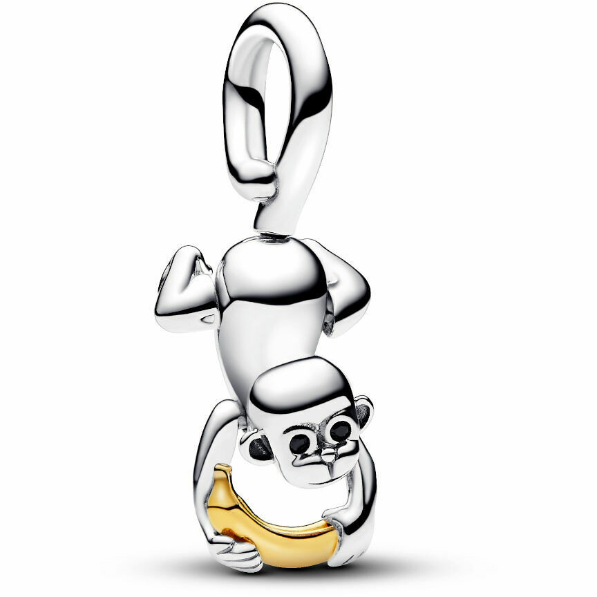 Charm Pandora Pendente Scimmietta con Zampe Mobili