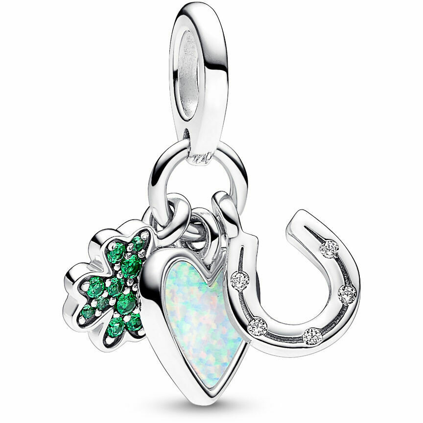 Charm Pandora Pendente Simboli della Fortuna