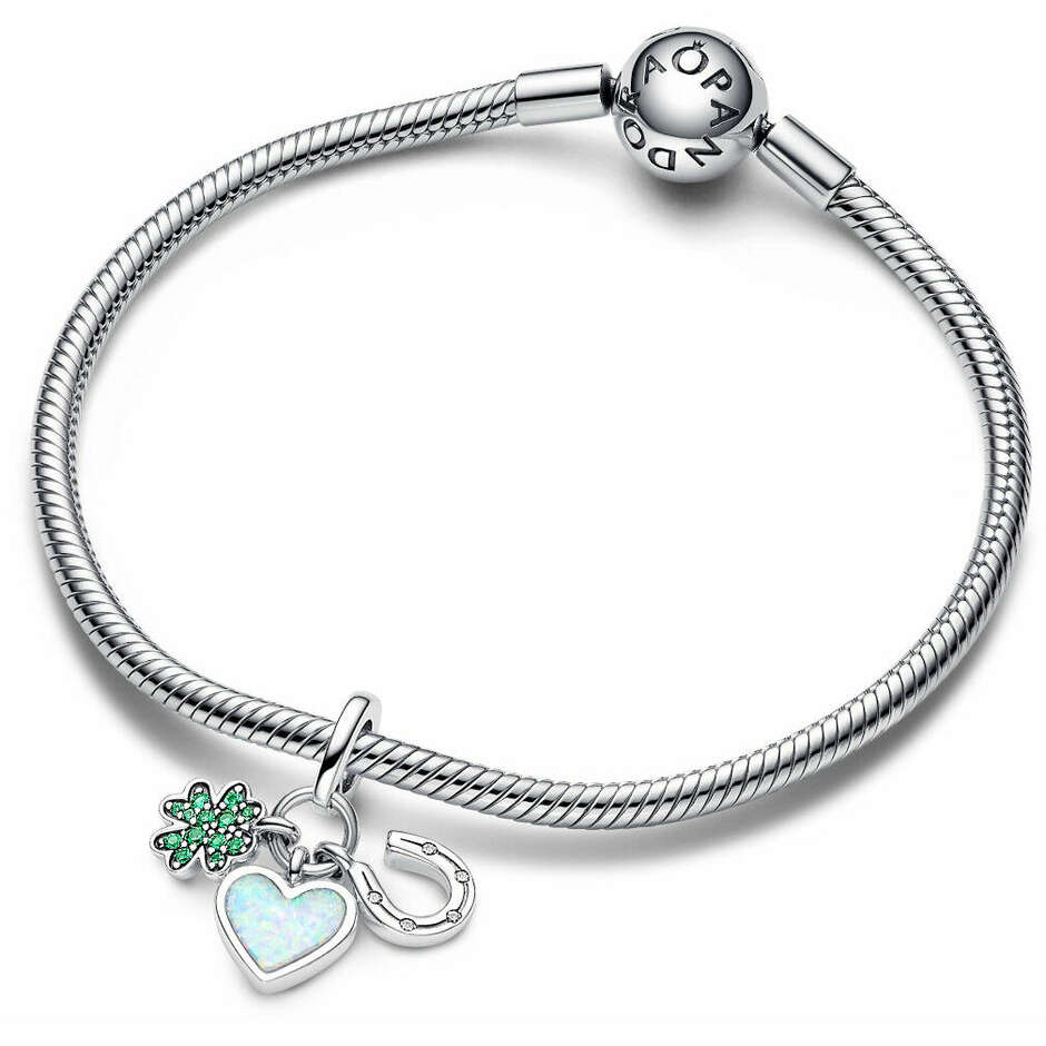 Charm Pandora Pendente Simboli della Fortuna