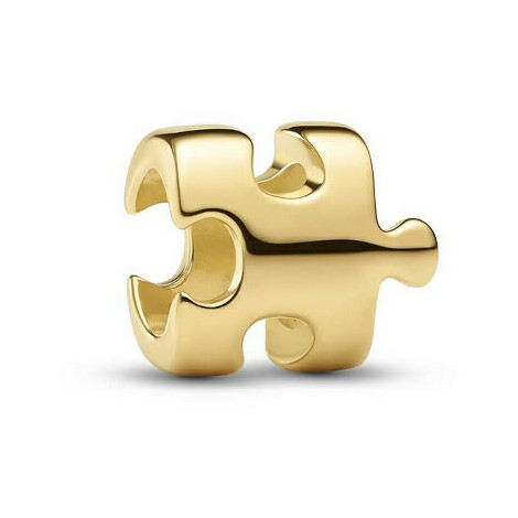 Charm Pandora Puzzle placcato in oro
