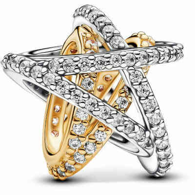 Charm Pandora Stella Intrecciata Luminosa Charm Pandora Stella Intrecciata Luminosa