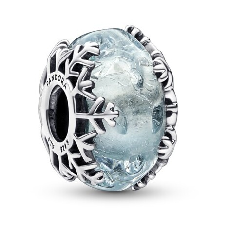 Charm Pandora Vetro di Murano Magia d'Inverno