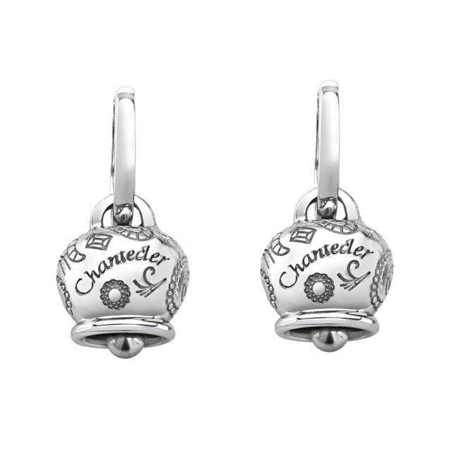 Chatencler Campanella Suamem Medium White Gold Earrings