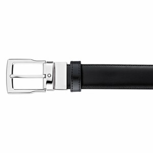 Cintura Montblanc con fibbia ad ardiglione rettangolare Cintura Montblanc con fibbia ad ardiglione rettangolare