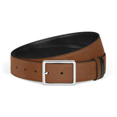 Cintura Montblanc Sartorial reversibile marrone nero 35mm