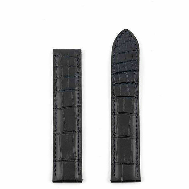 Cinturino originale Cartier in alligatore nero 18 mm