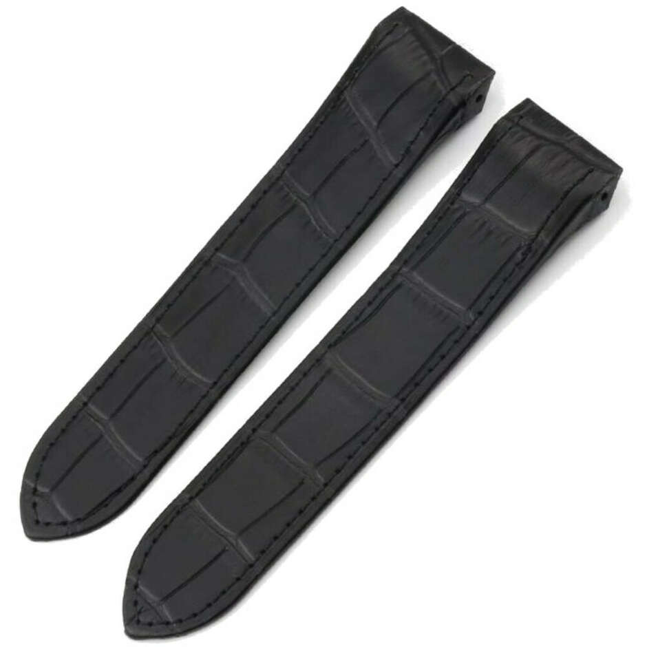 Cinturino originale Cartier Santos 100 Grande Blu Navy