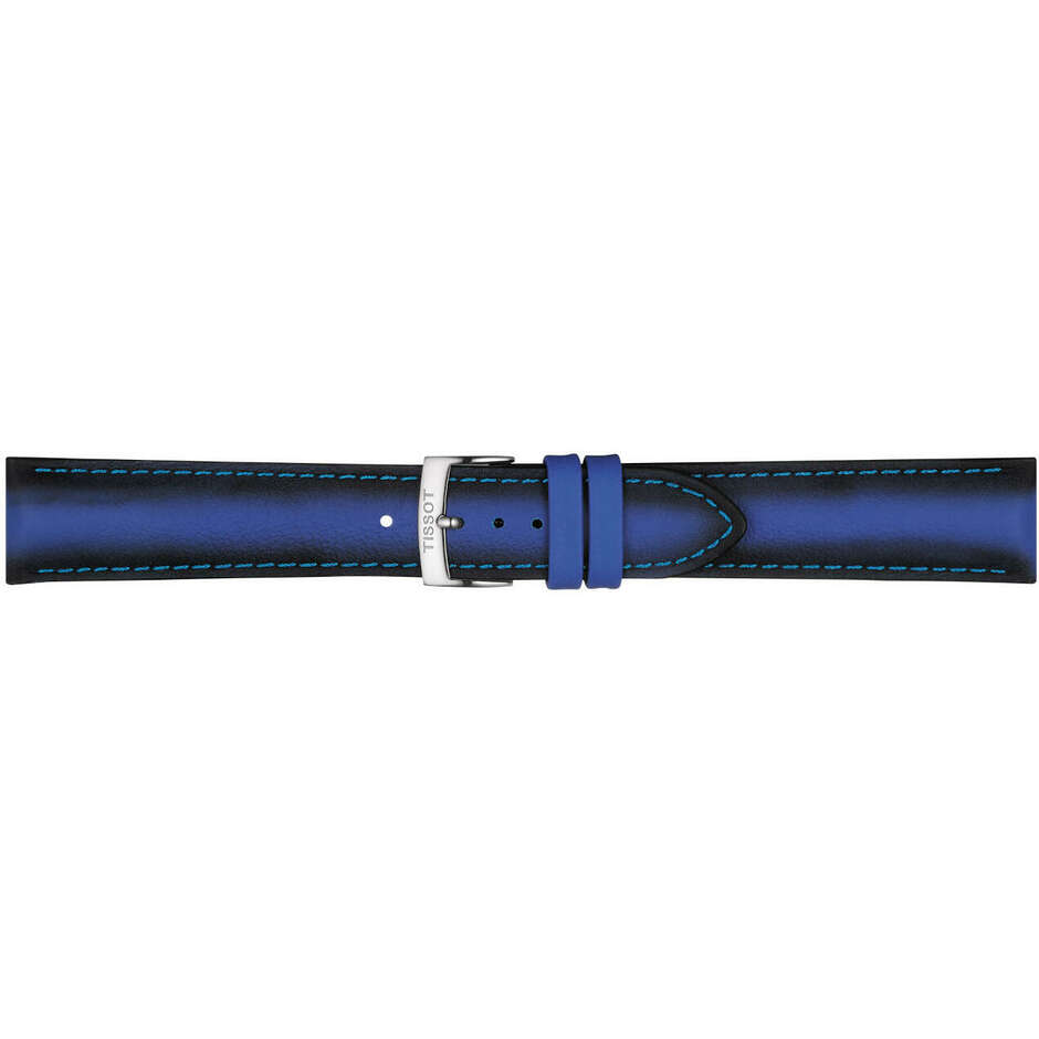 Cinturino Tissot in pelle blu 20mm
