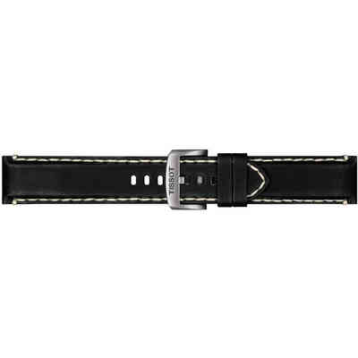 Cinturino Tissot in pelle nero 22mm Cinturino Tissot in pelle nero 22mm