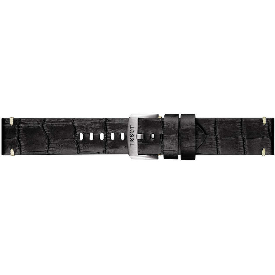 Cinturino Tissot in Pelle Nero 22mm