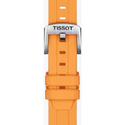 Cinturino Tissot in silicone arancione 18mm Cinturino Tissot in silicone arancione 18mm