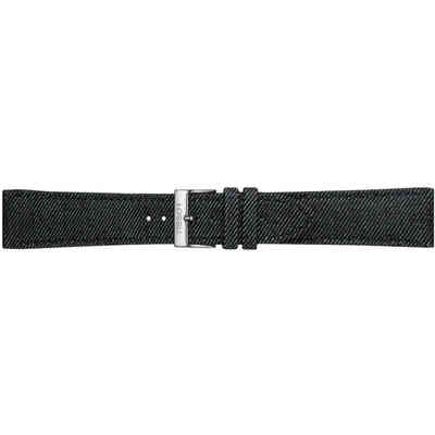 Cinturino Tissot nero in stoffa 22mm Cinturino Tissot nero in stoffa 22mm