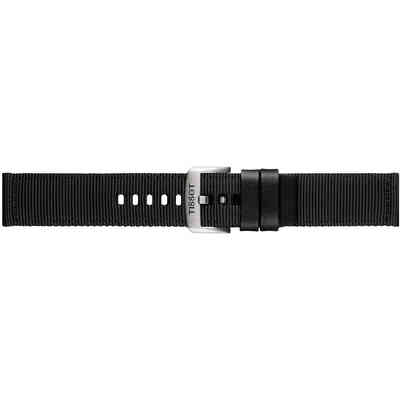Cinturino Tissot Nero in tessuto 22mm Cinturino Tissot Nero in tessuto 22mm