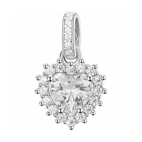 Ciondolo Brosway Fancy cuore con zirconi bianchi