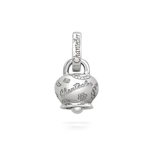 Ciondolo Chantecler Campanella Suamem micro in oro bianco 9Kt Ciondolo Chantecler Campanella Suamem micro in oro bianco 9Kt