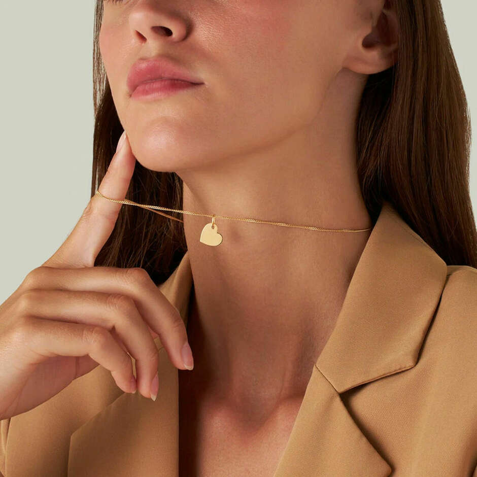 Ciondolo Stroili cuore in oro giallo pendente