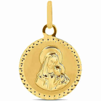 Ciondolo Stroili Madonna con bambino in oro giallo Ciondolo Stroili Madonna con bambino in oro giallo