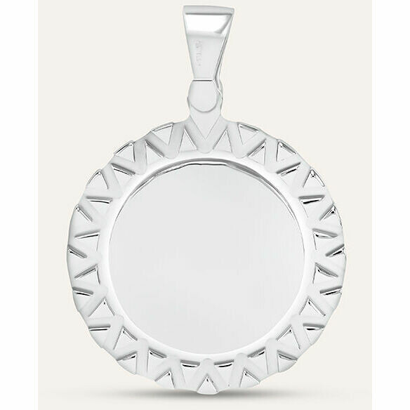 Ciondolo Stroili piastrina tona Love Beats in argento