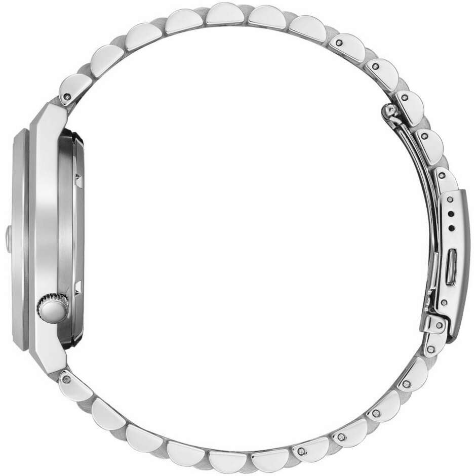 Citizen Blue Automatic Watch in Steel with Integrated Bracelet