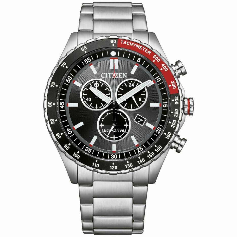 Citizen Eco Drive Chronograph Watch Black