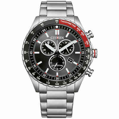Citizen Eco Drive Chronograph Watch Black